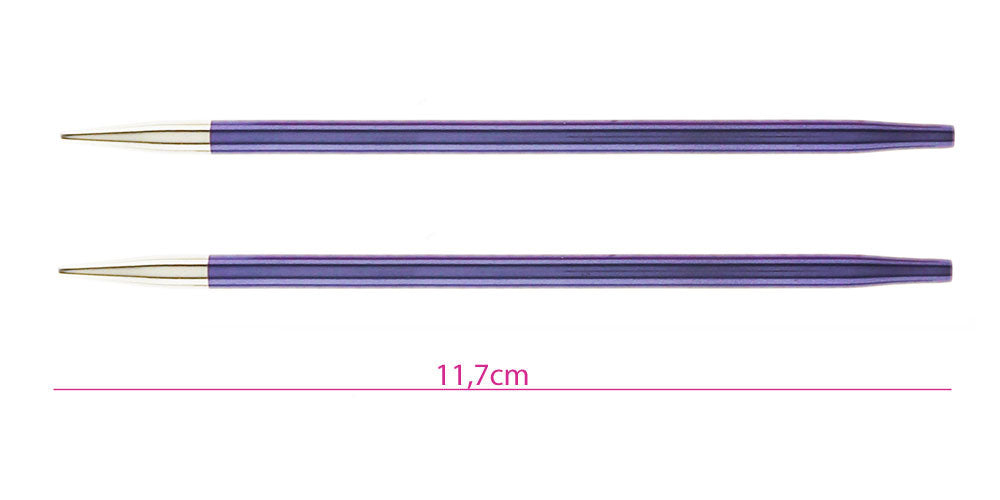 KnitPro Zing vaihtopääpuikko - 13 cm