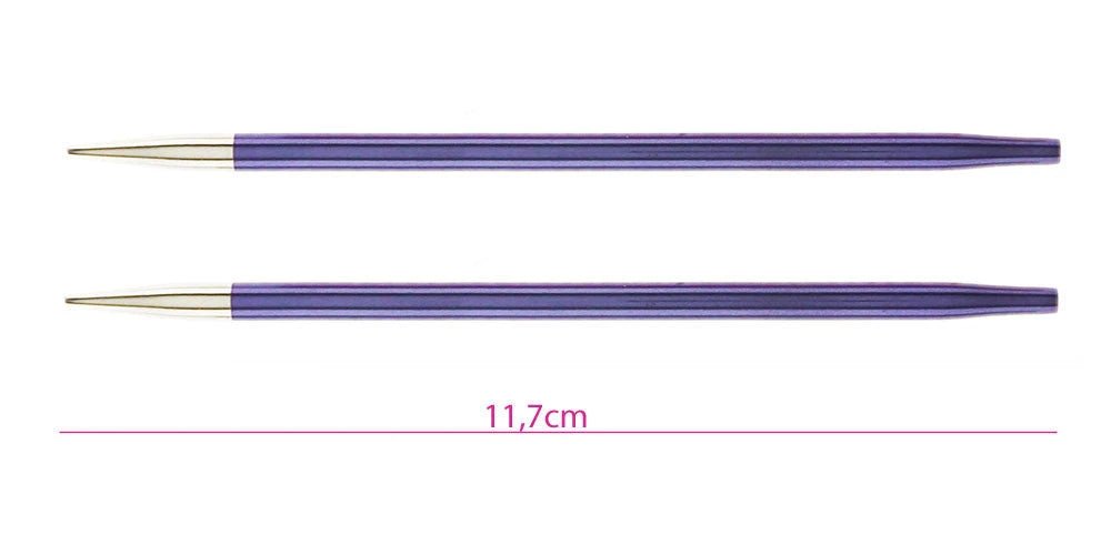 KnitPro Zing vaihtopääpuikko - 13 cm - 3.25 mm