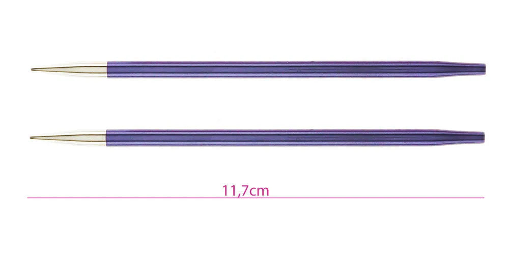 KnitPro Zing vaihtopääpuikko - 13 cm