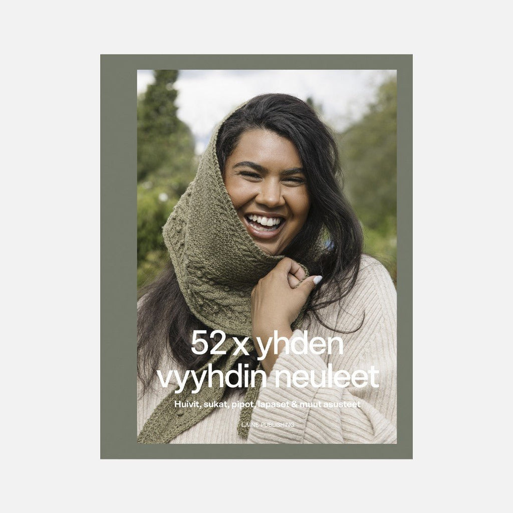 52 x yhden vyyhdin neuleet -kirja, suomenkielinen ENNAKKOMYYNTI -
