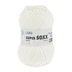 Lang Yarns Super Soxx 6-ply on perinteinen sukkalangan 
75 % puhdasta uutta villaa, 25 % polyamidia
150 g kerä = 410 m
Yksi kerä (150 g) riittää aikuisten sukkapariin kokoon 44 asti.