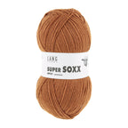 Lang Yarns Super Soxx 6-ply on perinteinen sukkalangan 
75 % puhdasta uutta villaa, 25 % polyamidia
150 g kerä = 410 m
Yksi kerä (150 g) riittää aikuisten sukkapariin kokoon 44 asti.