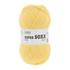 Lang Yarns Super Soxx 6-ply on perinteinen sukkalangan 
75 % puhdasta uutta villaa, 25 % polyamidia
150 g kerä = 410 m
Yksi kerä (150 g) riittää aikuisten sukkapariin kokoon 44 asti.