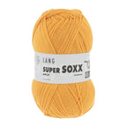 Lang Yarns Super Soxx 6-ply on perinteinen sukkalangan 
75 % puhdasta uutta villaa, 25 % polyamidia
150 g kerä = 410 m
Yksi kerä (150 g) riittää aikuisten sukkapariin kokoon 44 asti.
