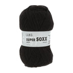 Lang Yarns Super Soxx 6-ply on perinteinen sukkalangan 
75 % puhdasta uutta villaa, 25 % polyamidia
150 g kerä = 410 m
Yksi kerä (150 g) riittää aikuisten sukkapariin kokoon 44 asti.