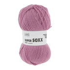 Lang Yarns Super Soxx 6-ply on perinteinen sukkalangan 
75 % puhdasta uutta villaa, 25 % polyamidia
150 g kerä = 410 m
Yksi kerä (150 g) riittää aikuisten sukkapariin kokoon 44 asti.