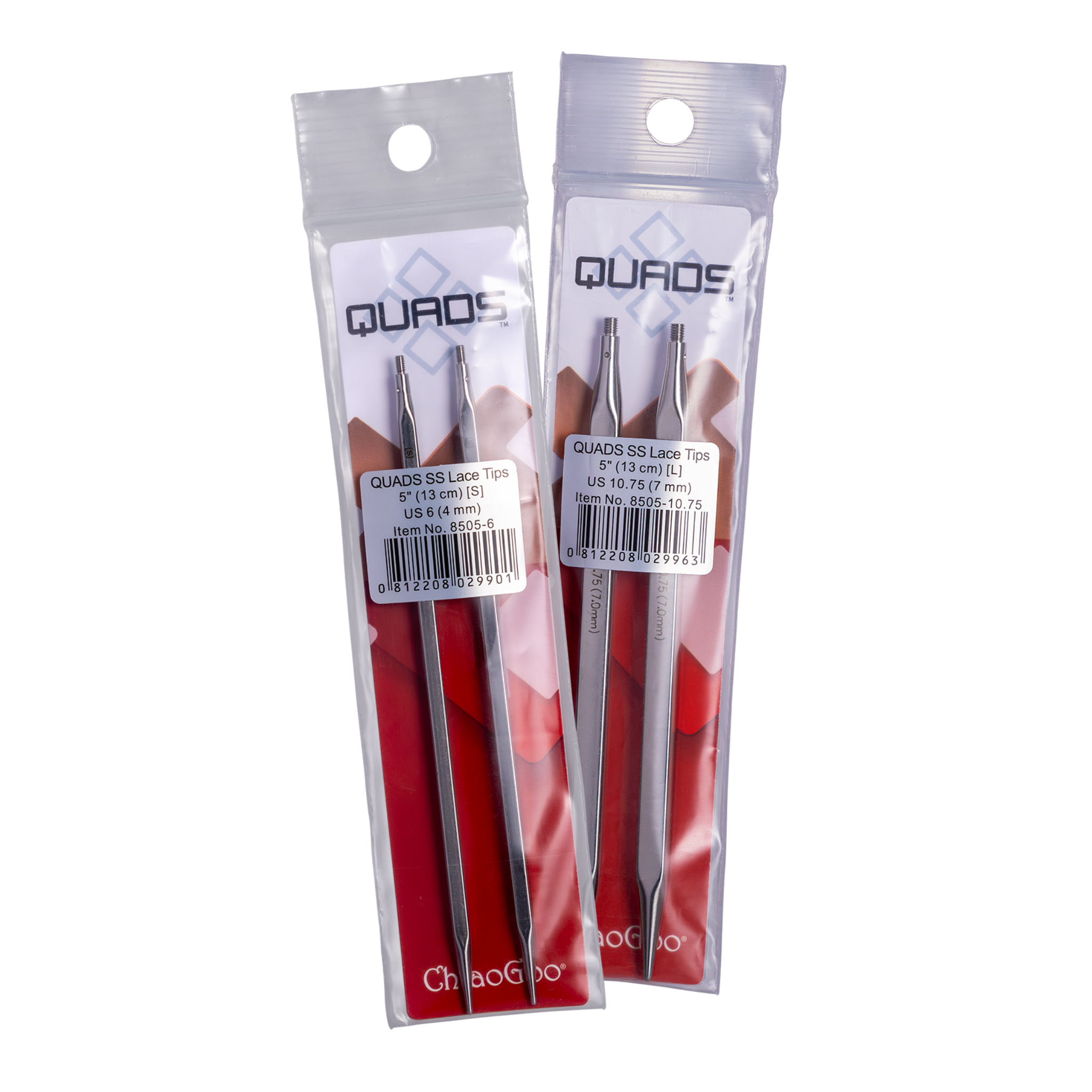ChiaoGoo QUADS 13 cm – Neliskanttiset teräsvaihtopäät