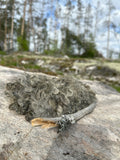 Gotlanninlampaan Kevyesti pesty raakavilla, 100g