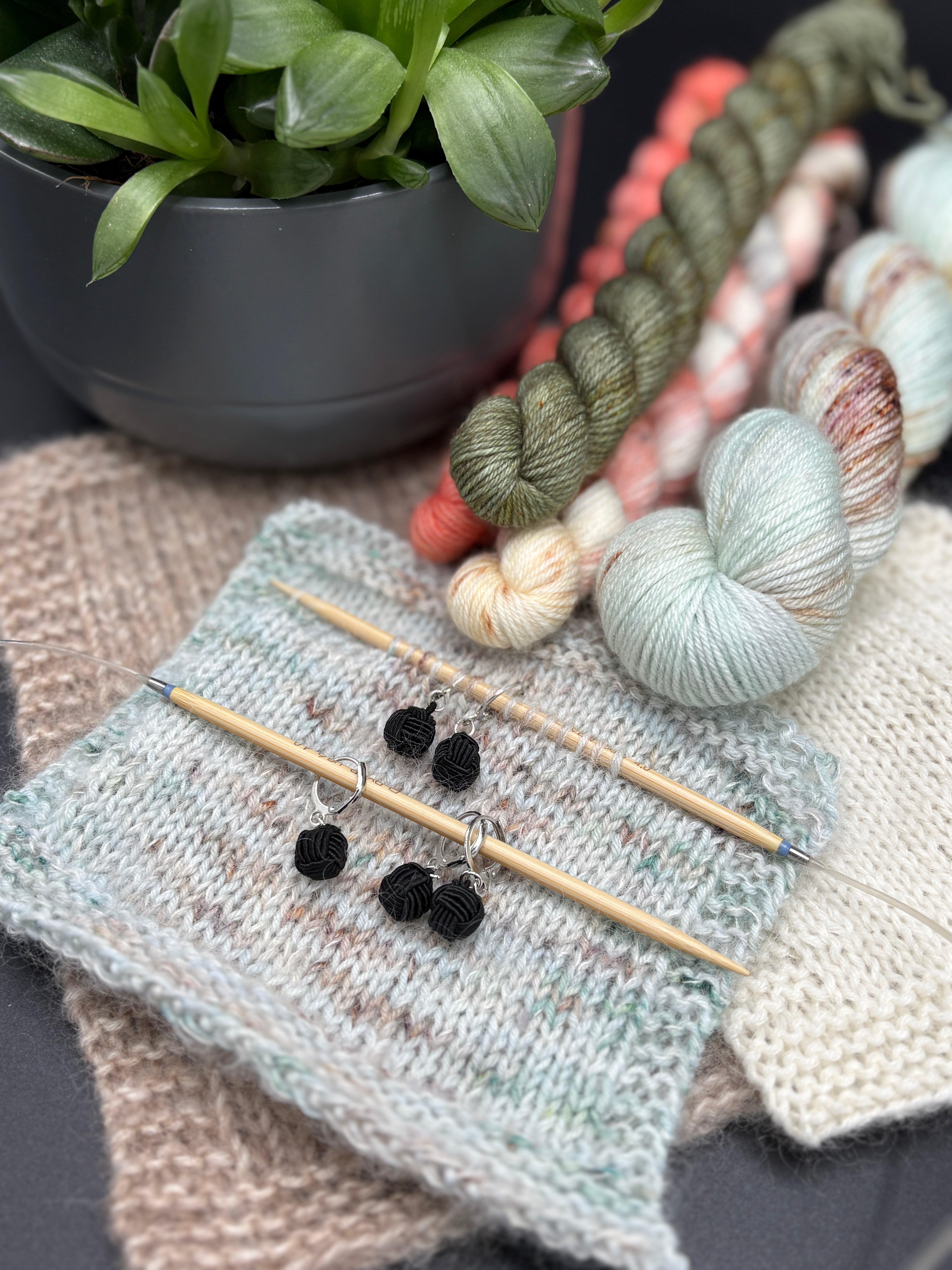 Solmu-silmukkamerkit (5 kpl setti)