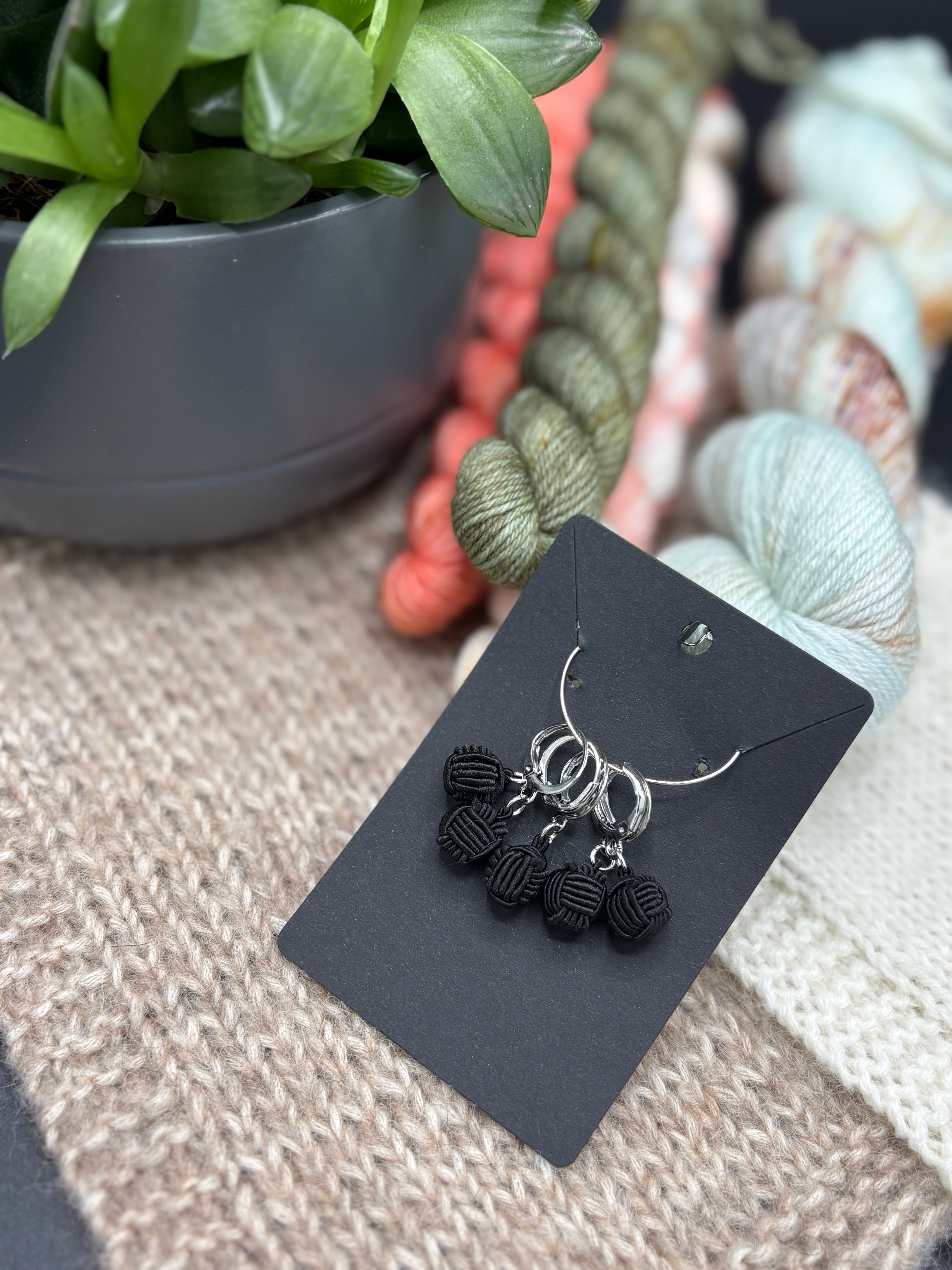 Solmu-silmukkamerkit (5 kpl setti)