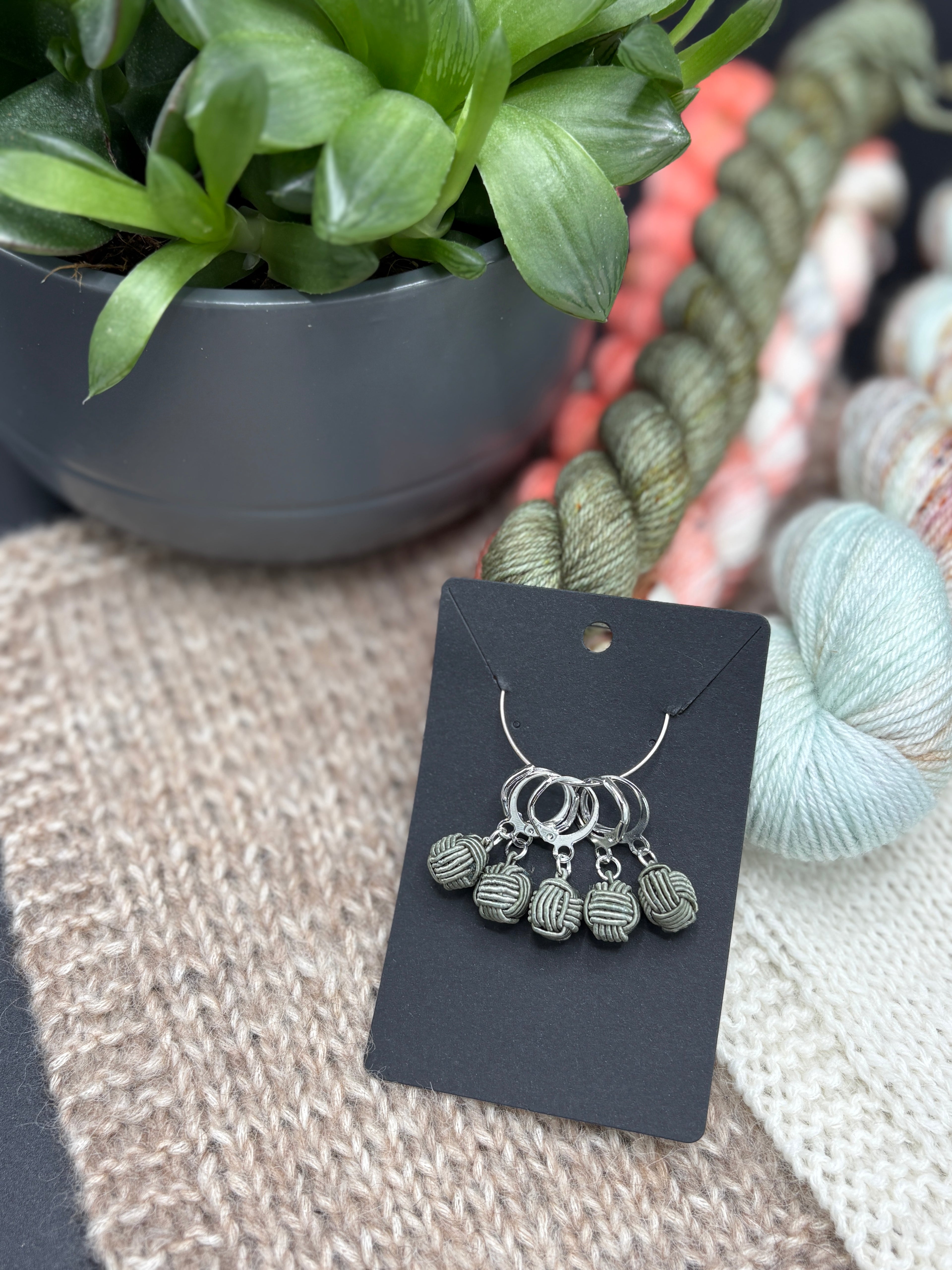 Solmu-silmukkamerkit (5 kpl setti)