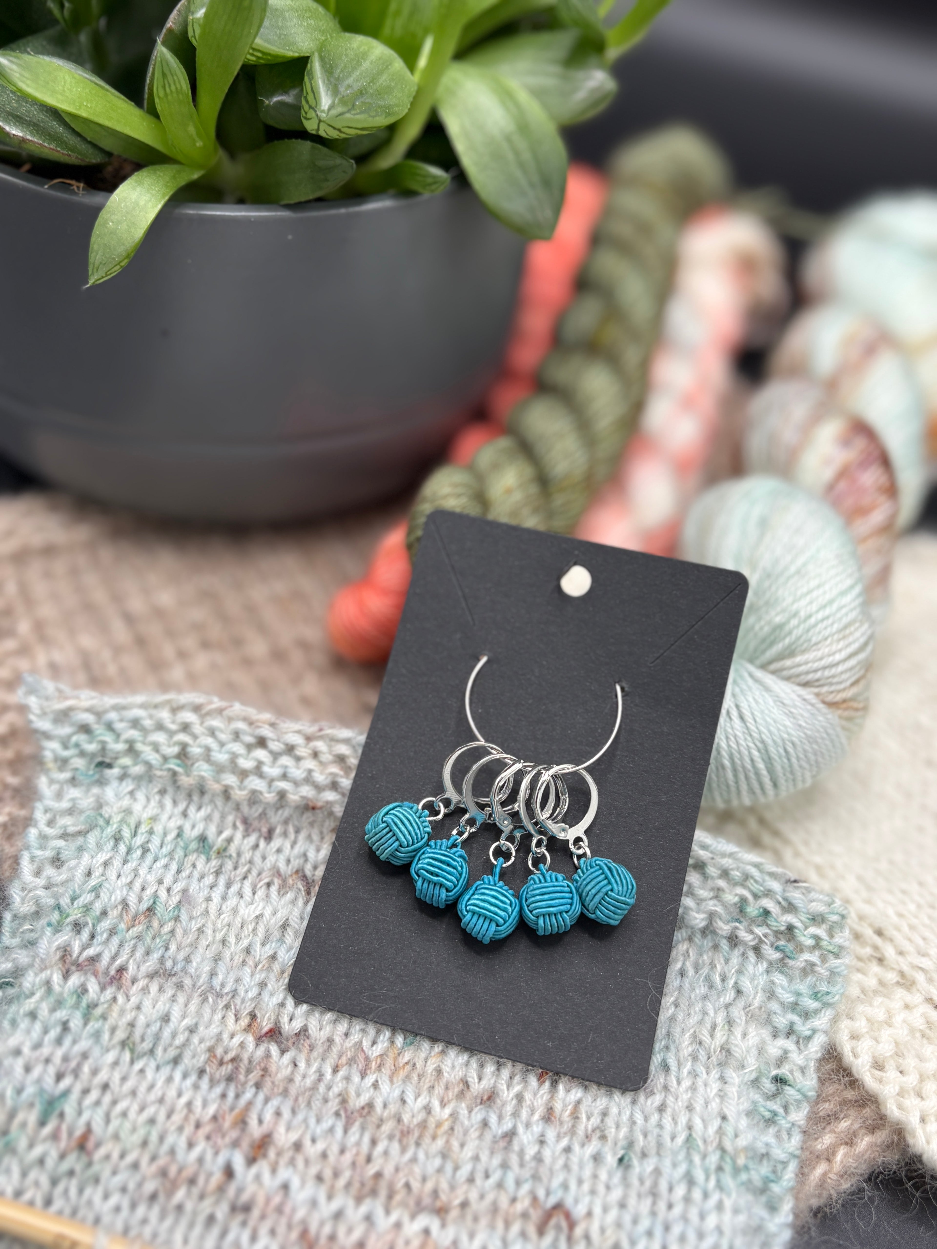 Solmu-silmukkamerkit (5 kpl setti)