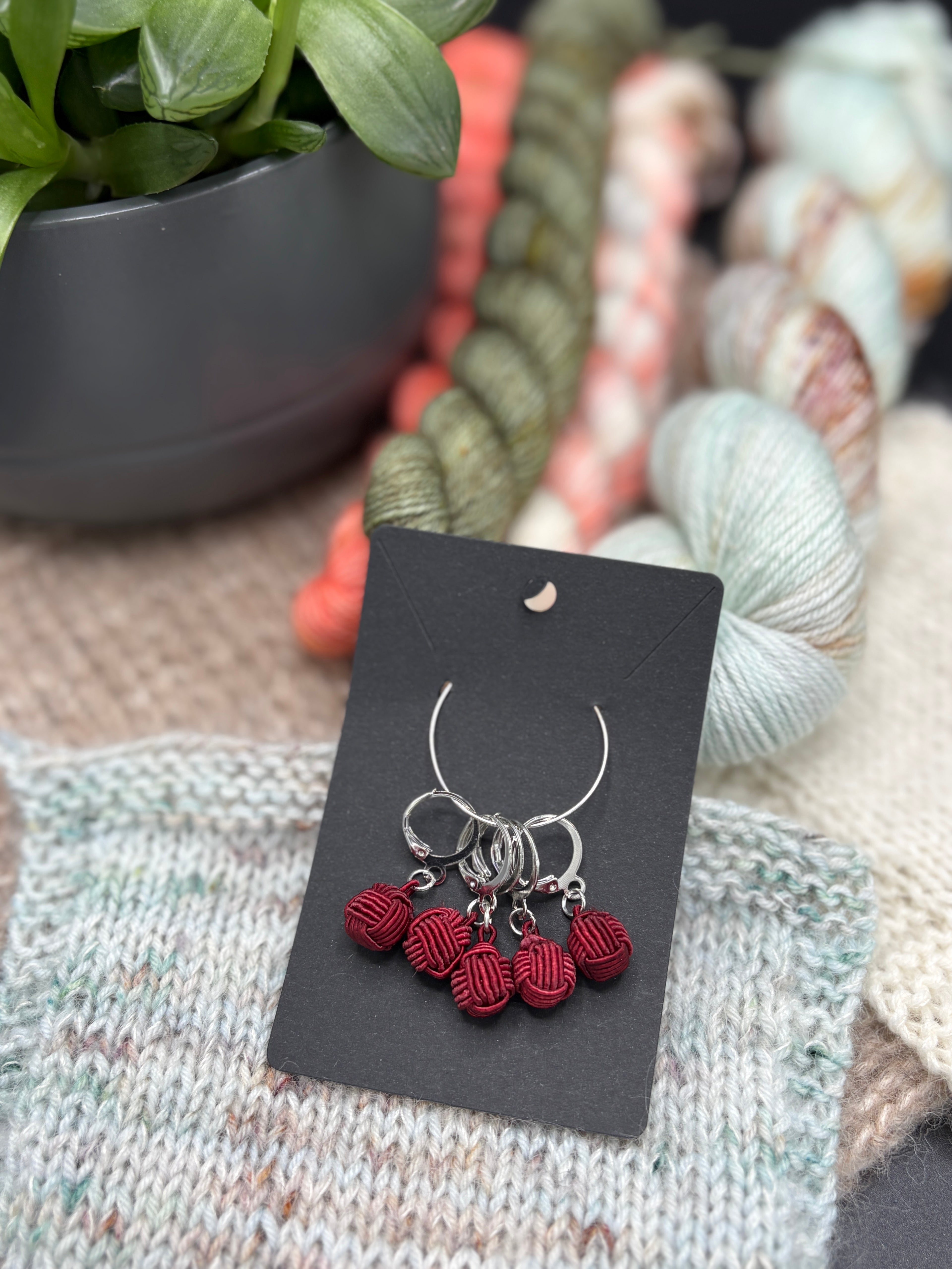 Solmu-silmukkamerkit (5 kpl setti)