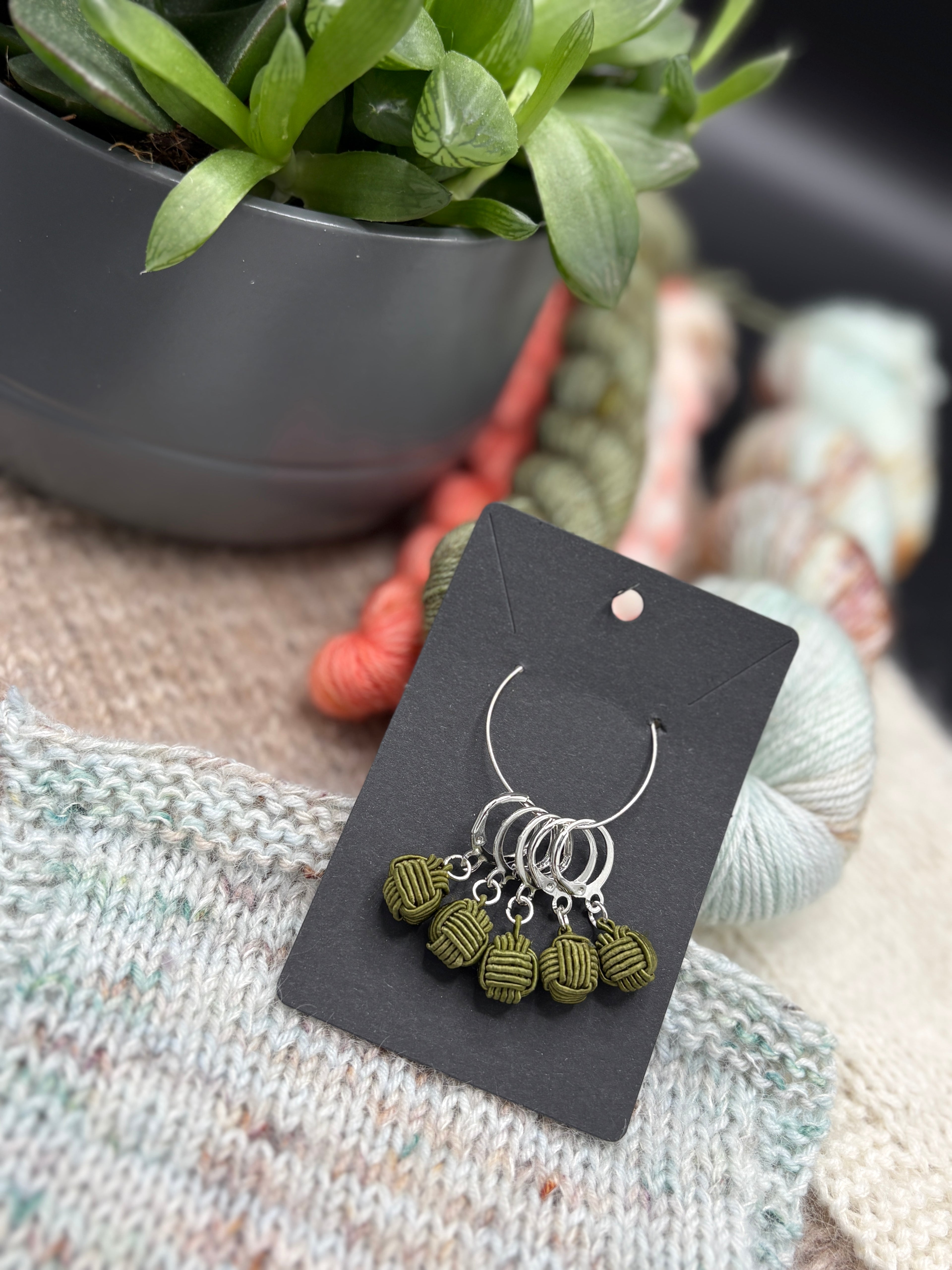 Solmu-silmukkamerkit (5 kpl setti)