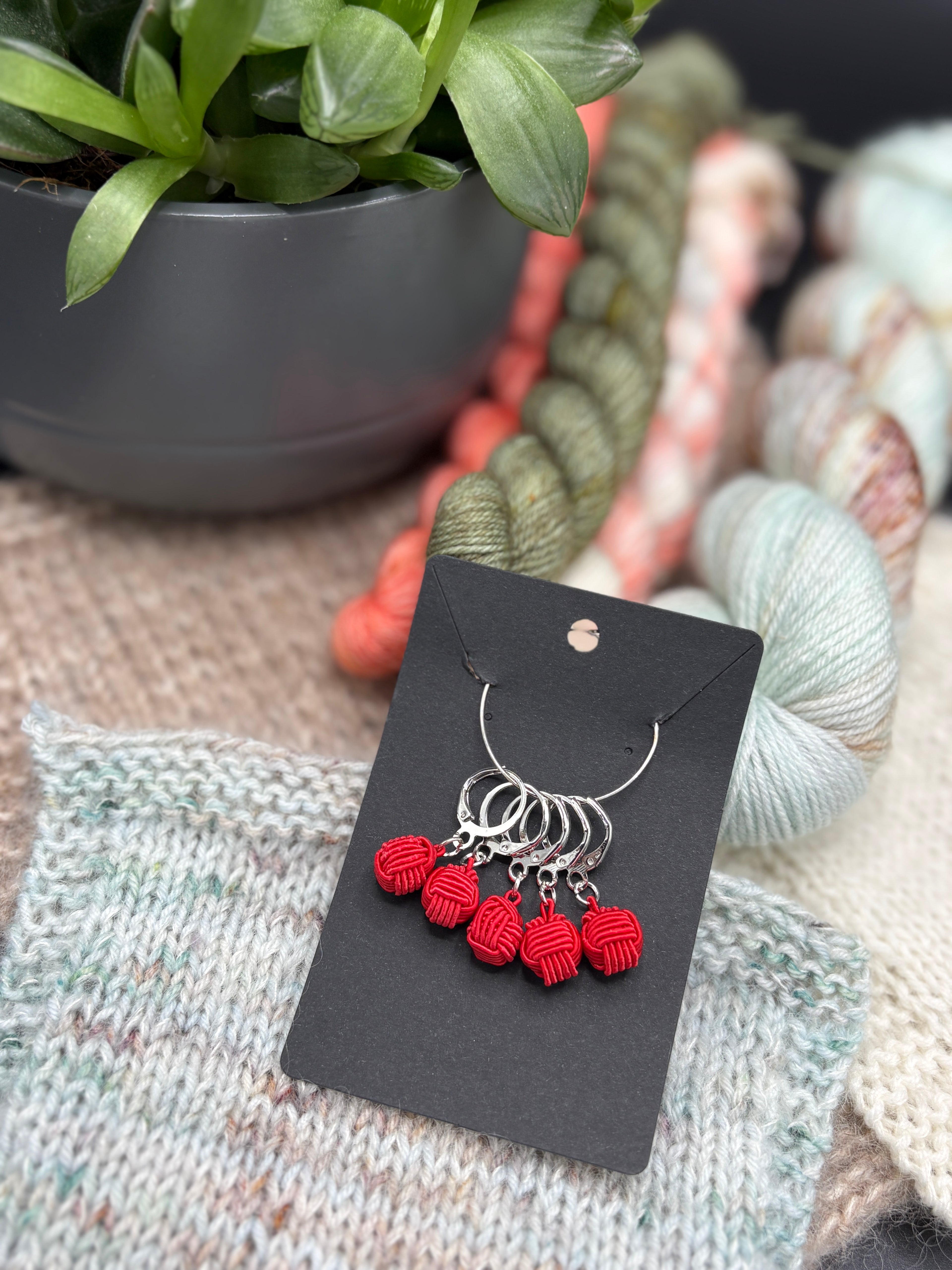 Solmu-silmukkamerkit (5 kpl setti)