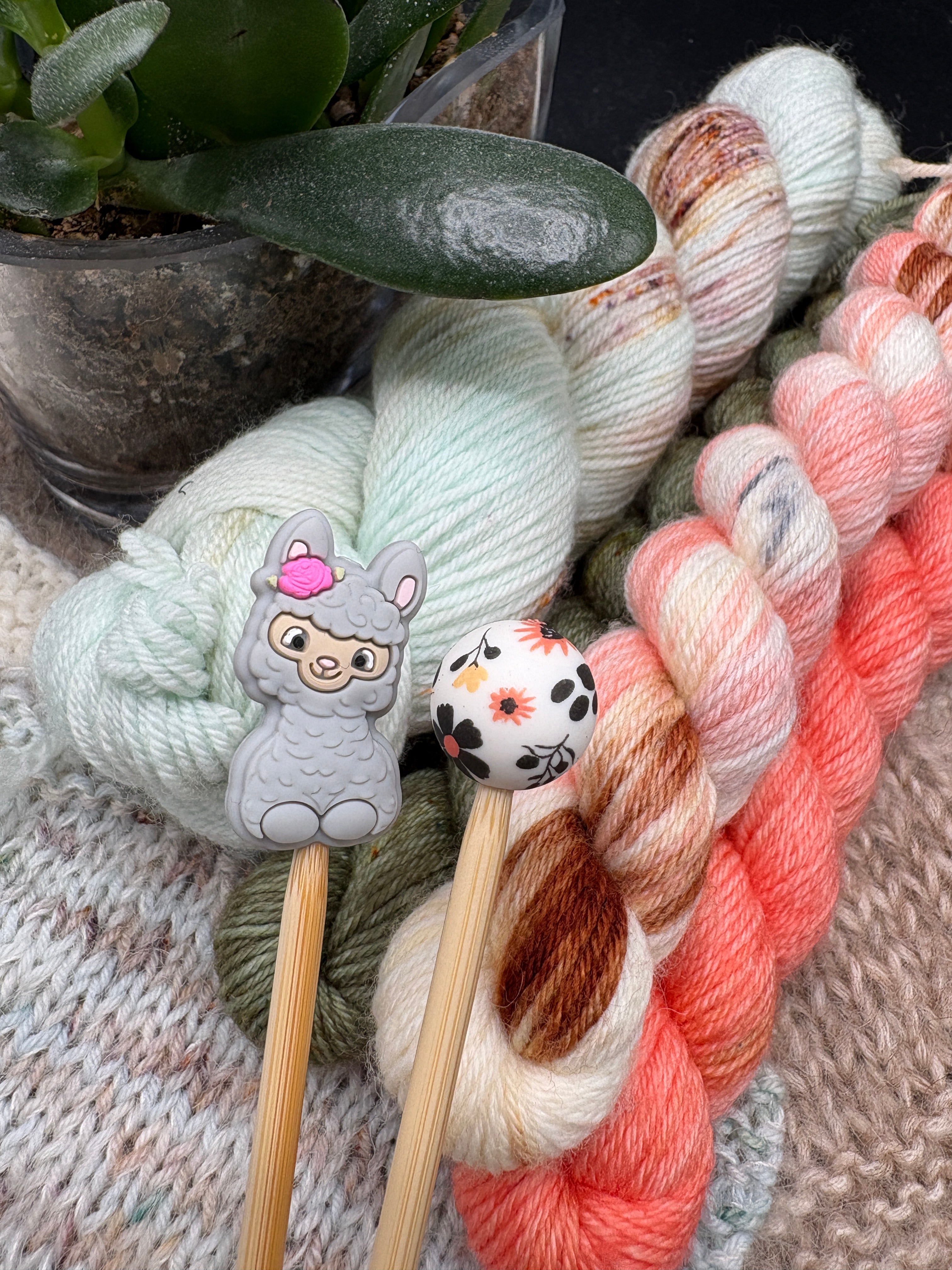 Silikoniset puikkostopparit (2 kpl) - Laama