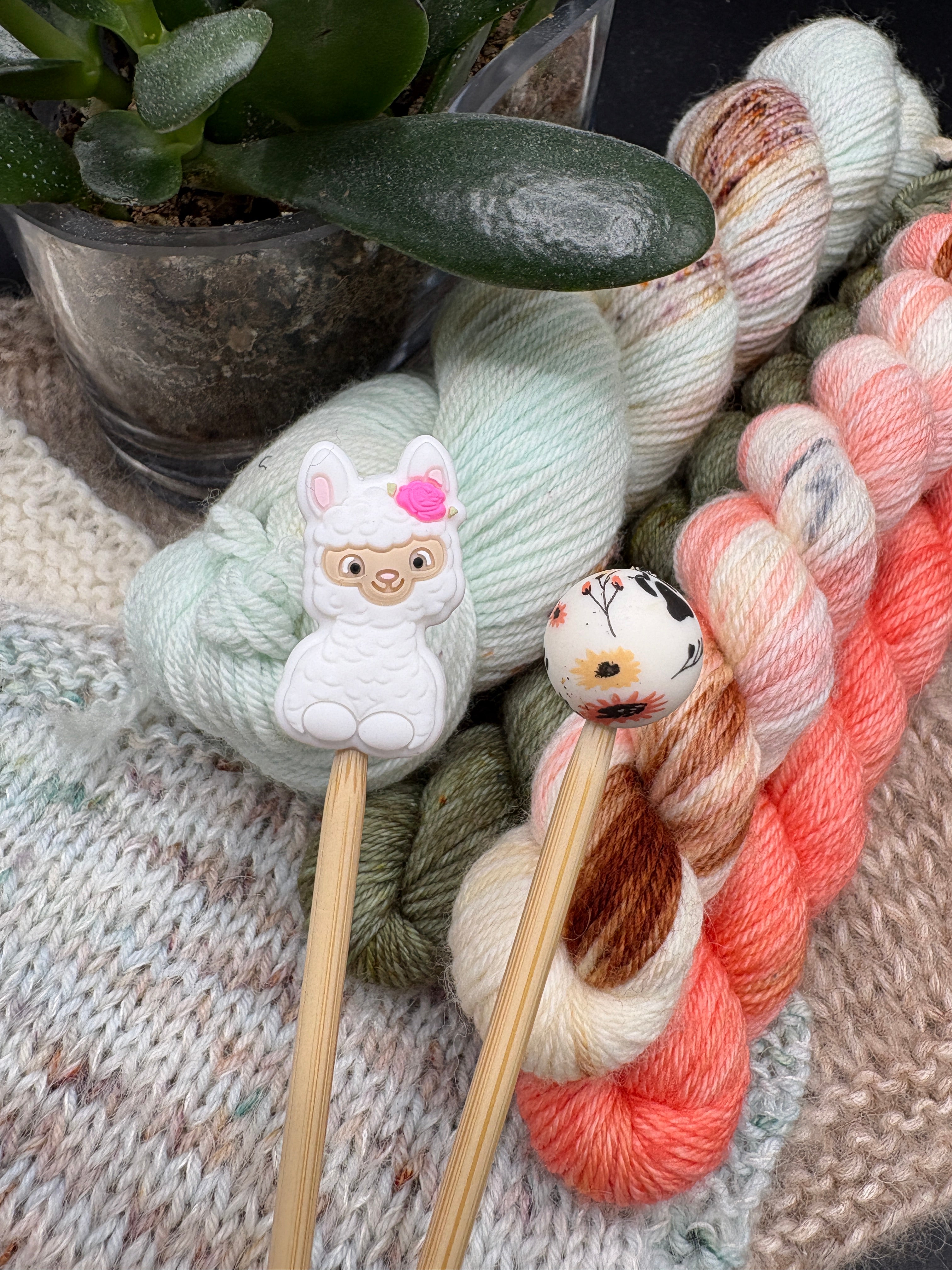 Silikoniset puikkostopparit (2 kpl) - Laama