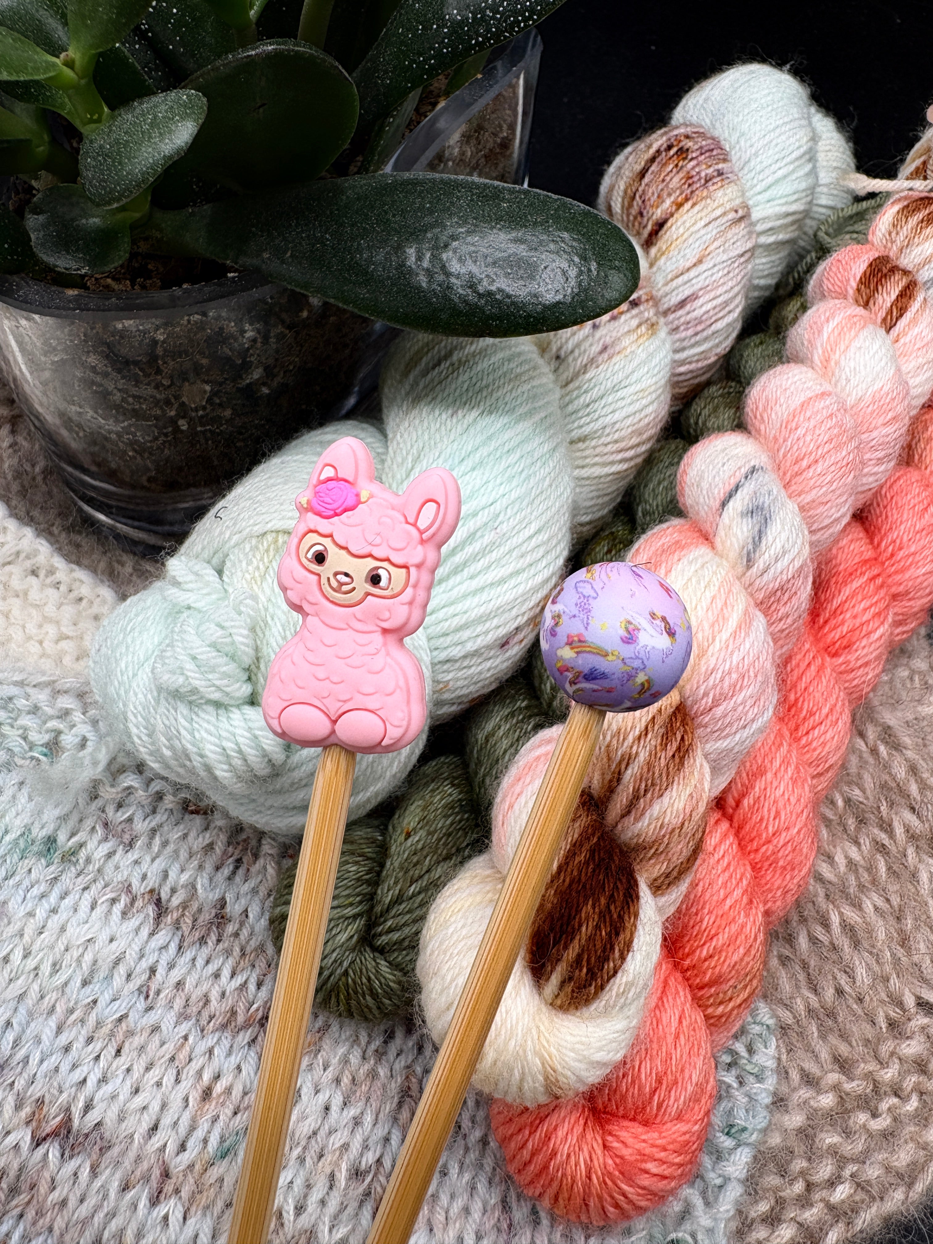 Silikoniset puikkostopparit (2 kpl) - Laama