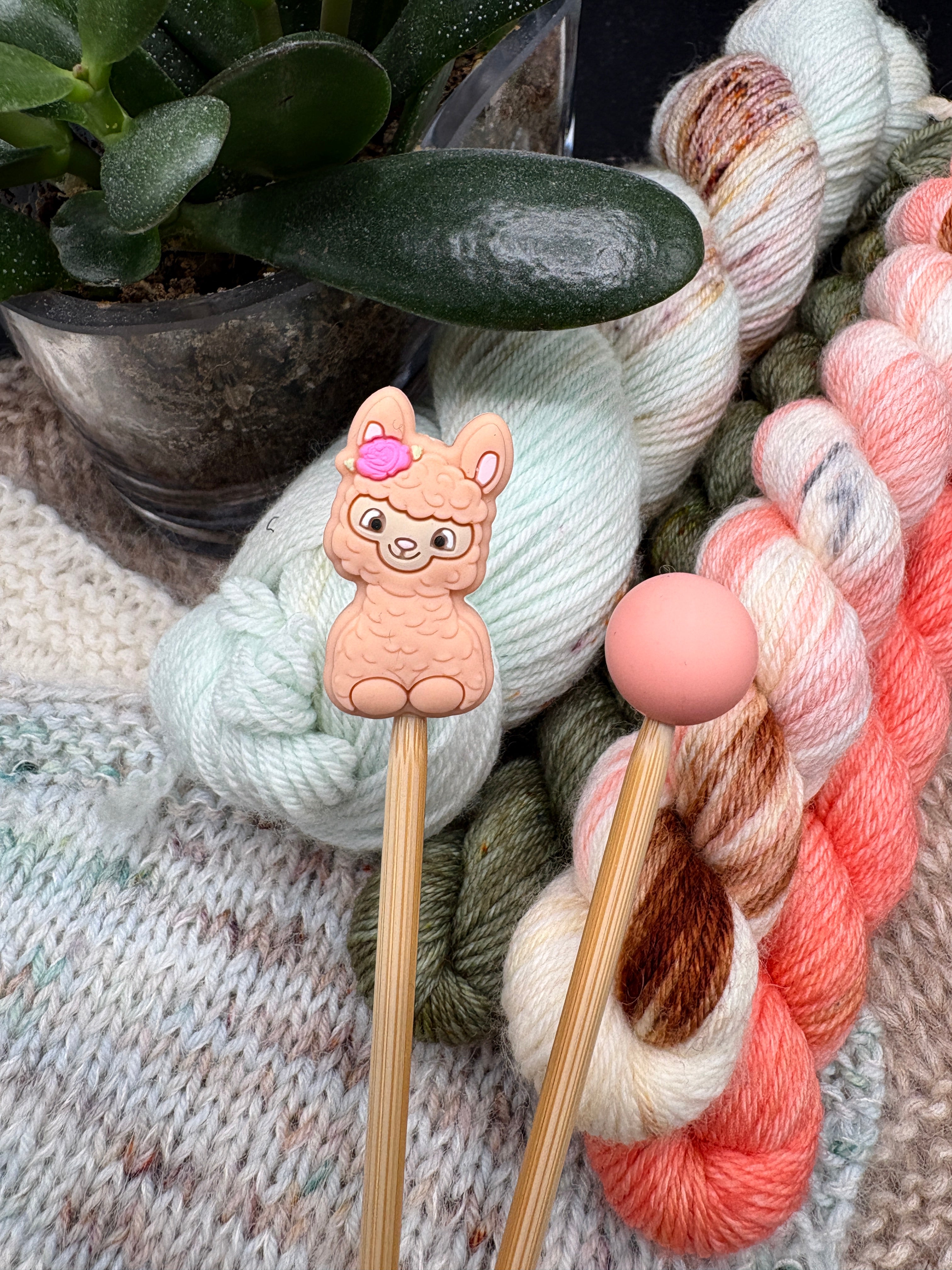 Silikoniset puikkostopparit (2 kpl) - Laama