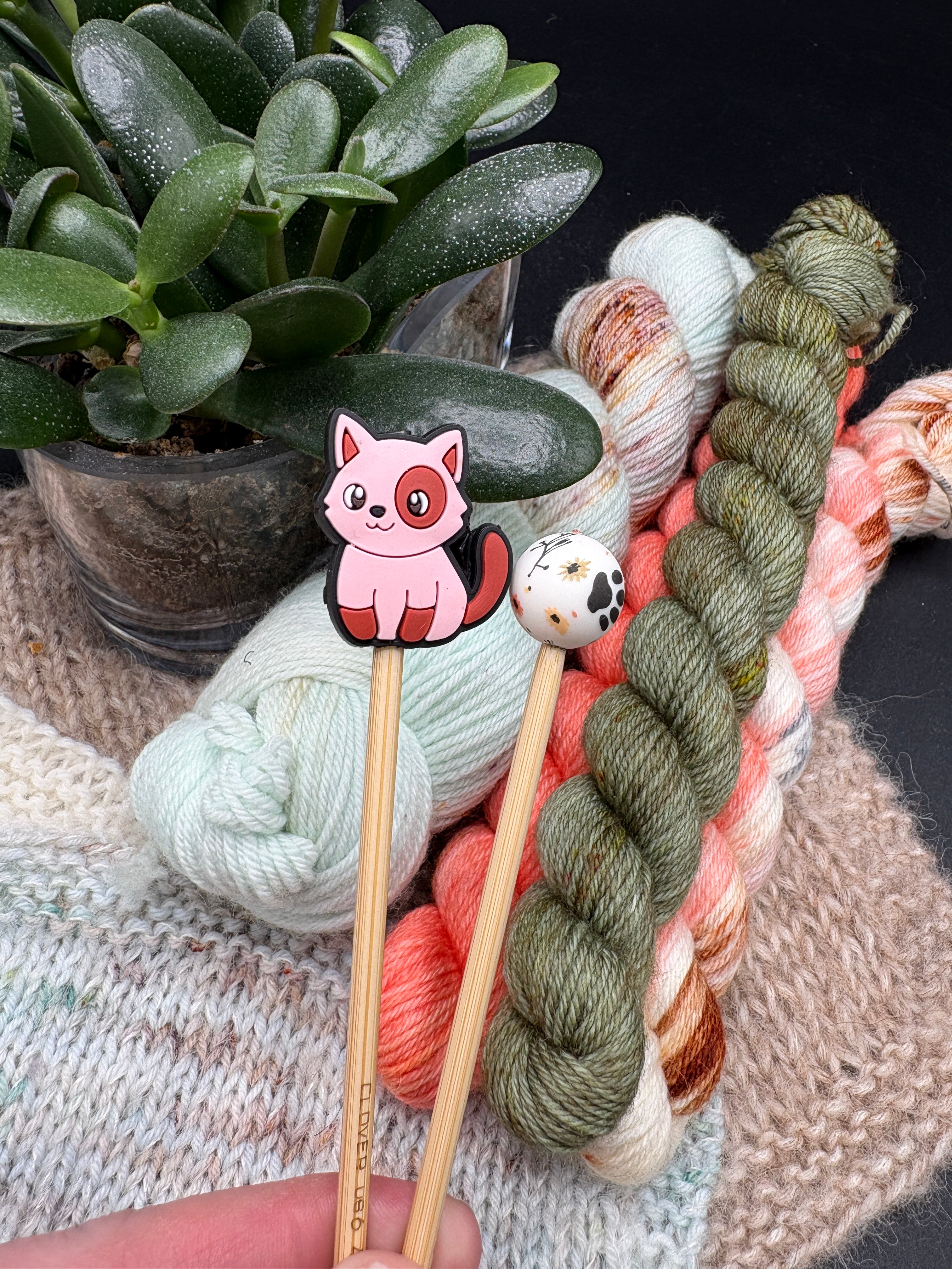 Silikoniset puikkostopparit (2 kpl) - Kissa