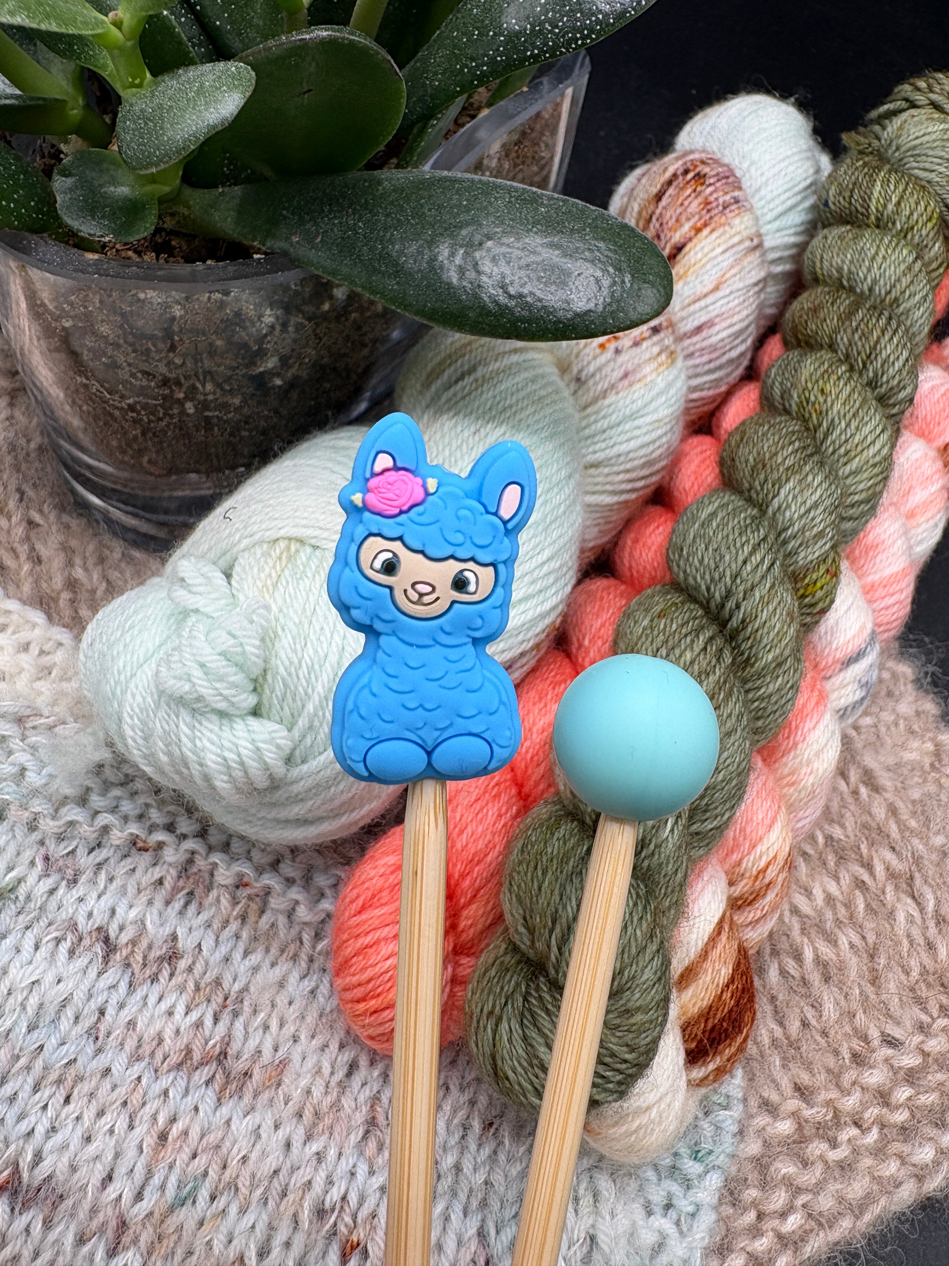 Silikoniset puikkostopparit (2 kpl) - Laama