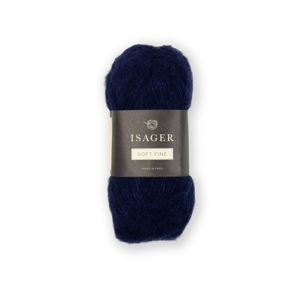 Isager Soft Fine 25 g – Ylellistä alpakkaa, silkkiä ja jakkia (150 m / 25 g). "Isagerin kashmir" tuo neuleeseen utuisen pehmeyden. Tilaa lanka heti!