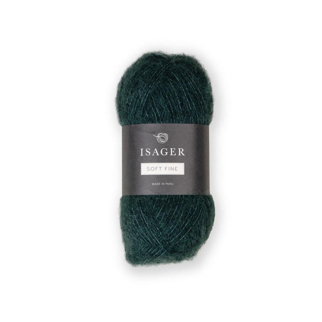 Isager Soft Fine 25 g – Ylellistä alpakkaa, silkkiä ja jakkia (150 m / 25 g). "Isagerin kashmir" tuo neuleeseen utuisen pehmeyden. Tilaa lanka heti!