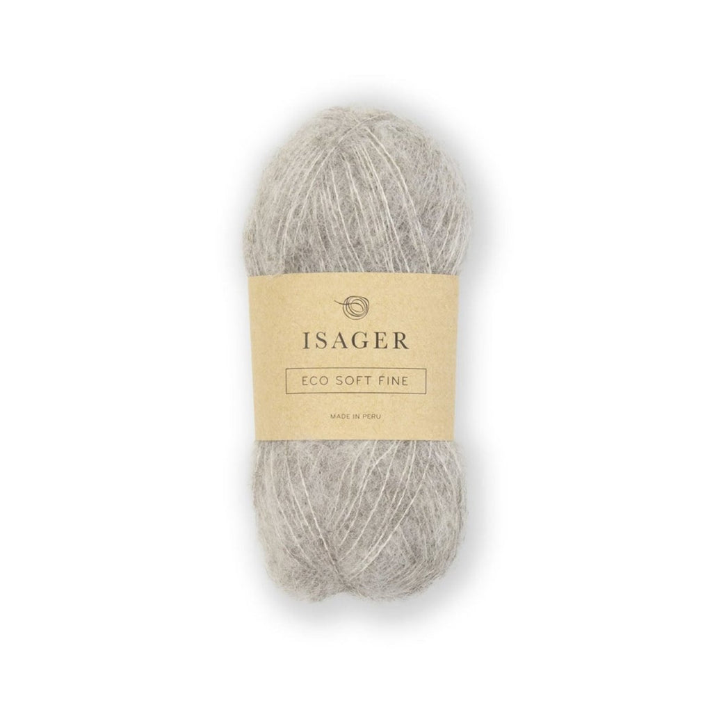 Isager Soft Fine 25 g – Ylellistä alpakkaa, silkkiä ja jakkia (150 m / 25 g). "Isagerin kashmir" tuo neuleeseen utuisen pehmeyden. Tilaa lanka heti!