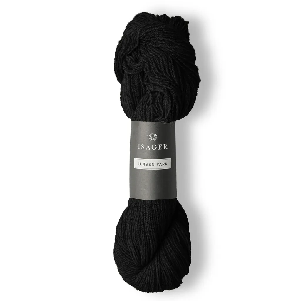 Isager Jensen 100 g (2x50 g) – Ryhdikäs 3-säikeinen tanskalainen villalanka palmikoihin ja pintaneuleisiin. Mulesing-vapaa. Tilaa lanka heti!