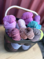Lumoava merino-silkki lace