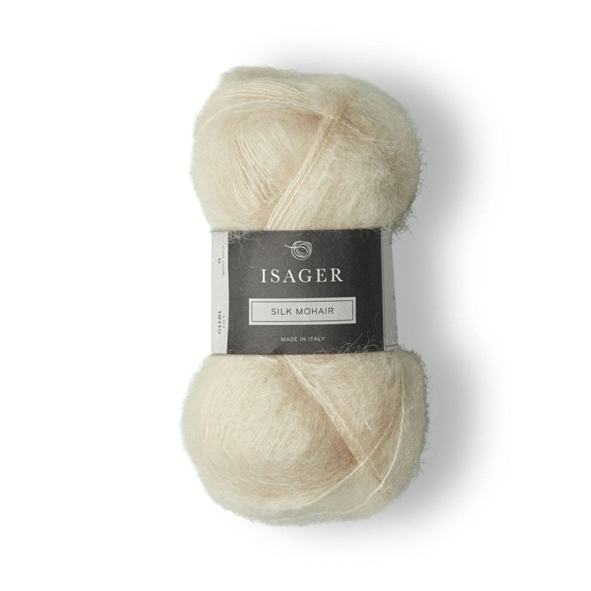 Isager Silk Mohair 25 g – Ylellinen 75 % RMS-mohairia ja 25 % silkkiä sisältävä yhdistelmälanka (212 m / 25 g). Tilaa unelmanpehmeä lanka heti!