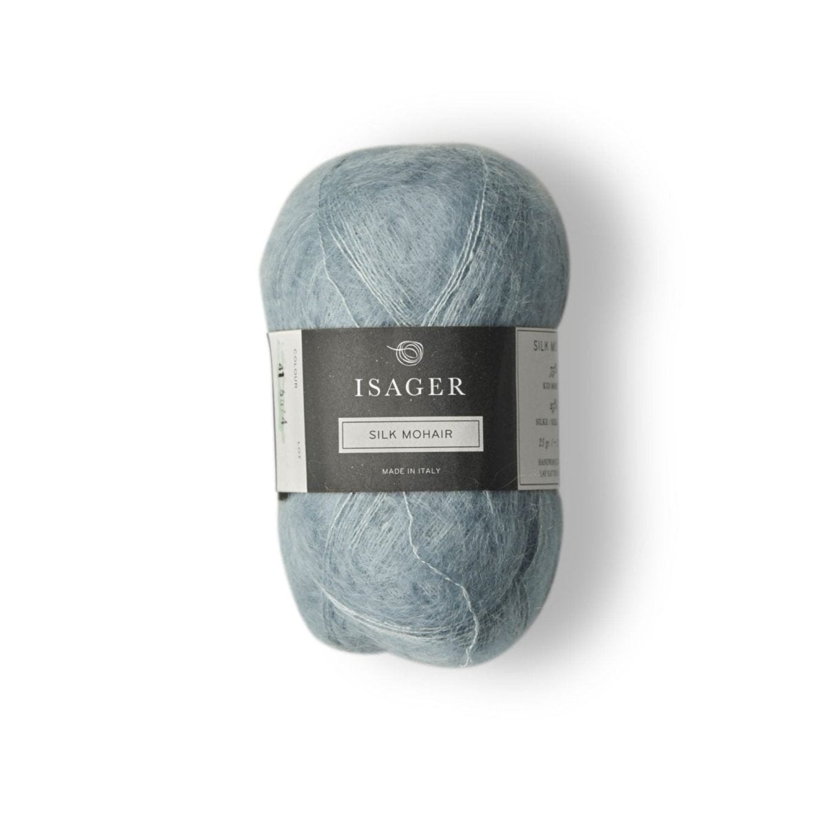 Isager Silk Mohair 25 g – Ylellinen 75 % RMS-mohairia ja 25 % silkkiä sisältävä yhdistelmälanka (212 m / 25 g). Tilaa unelmanpehmeä lanka heti!