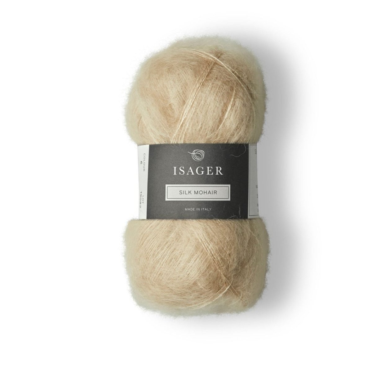 Isager Silk Mohair 25 g – Ylellinen 75 % RMS-mohairia ja 25 % silkkiä sisältävä yhdistelmälanka (212 m / 25 g). Tilaa unelmanpehmeä lanka heti!