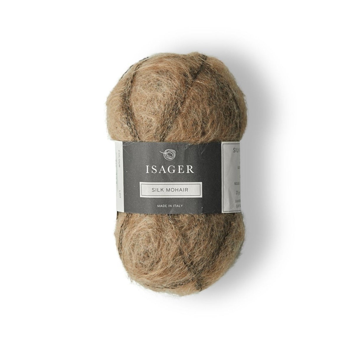 Isager Silk Mohair 25 g – Ylellinen 75 % RMS-mohairia ja 25 % silkkiä sisältävä yhdistelmälanka (212 m / 25 g). Tilaa unelmanpehmeä lanka heti!