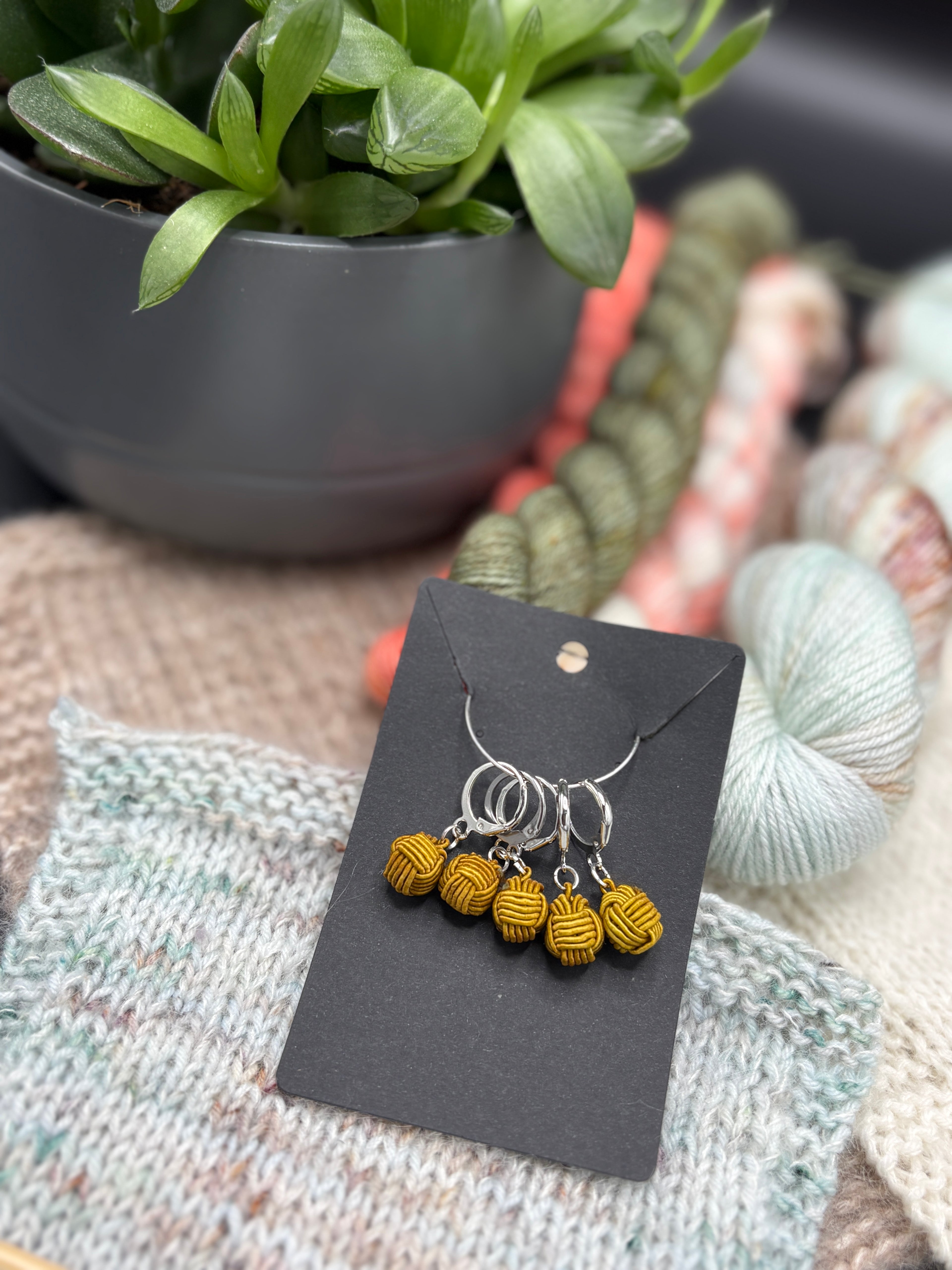 Solmu-silmukkamerkit (5 kpl setti)