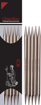 ChiaoGoo Metalliset Sukkapuikot - 15 cm