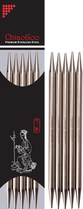 ChiaoGoo Metalliset Sukkapuikot - 15 cm