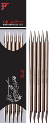 ChiaoGoo Metalliset Sukkapuikot - 15 cm