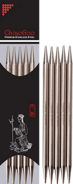 ChiaoGoo Metalliset Sukkapuikot - 20 cm - 2.00 mm