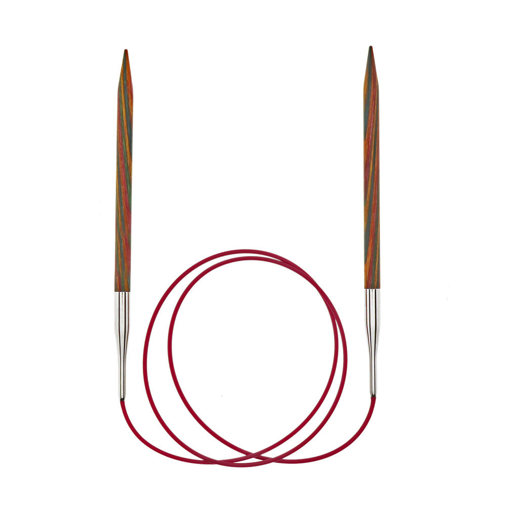 KnitPro Symfonie puupyöröpuikot, 80 cm