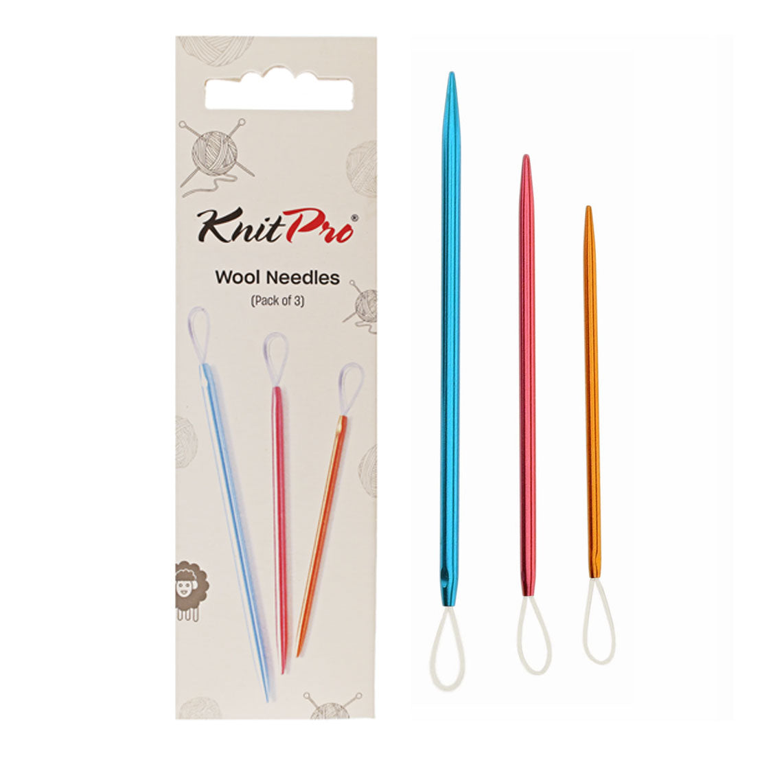 KnitPro villaneula setti - 3 kpl