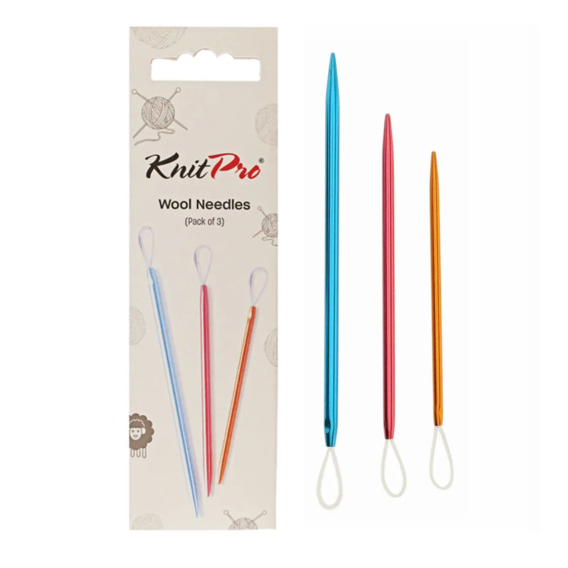 KnitPro villaneula setti - 3 kpl