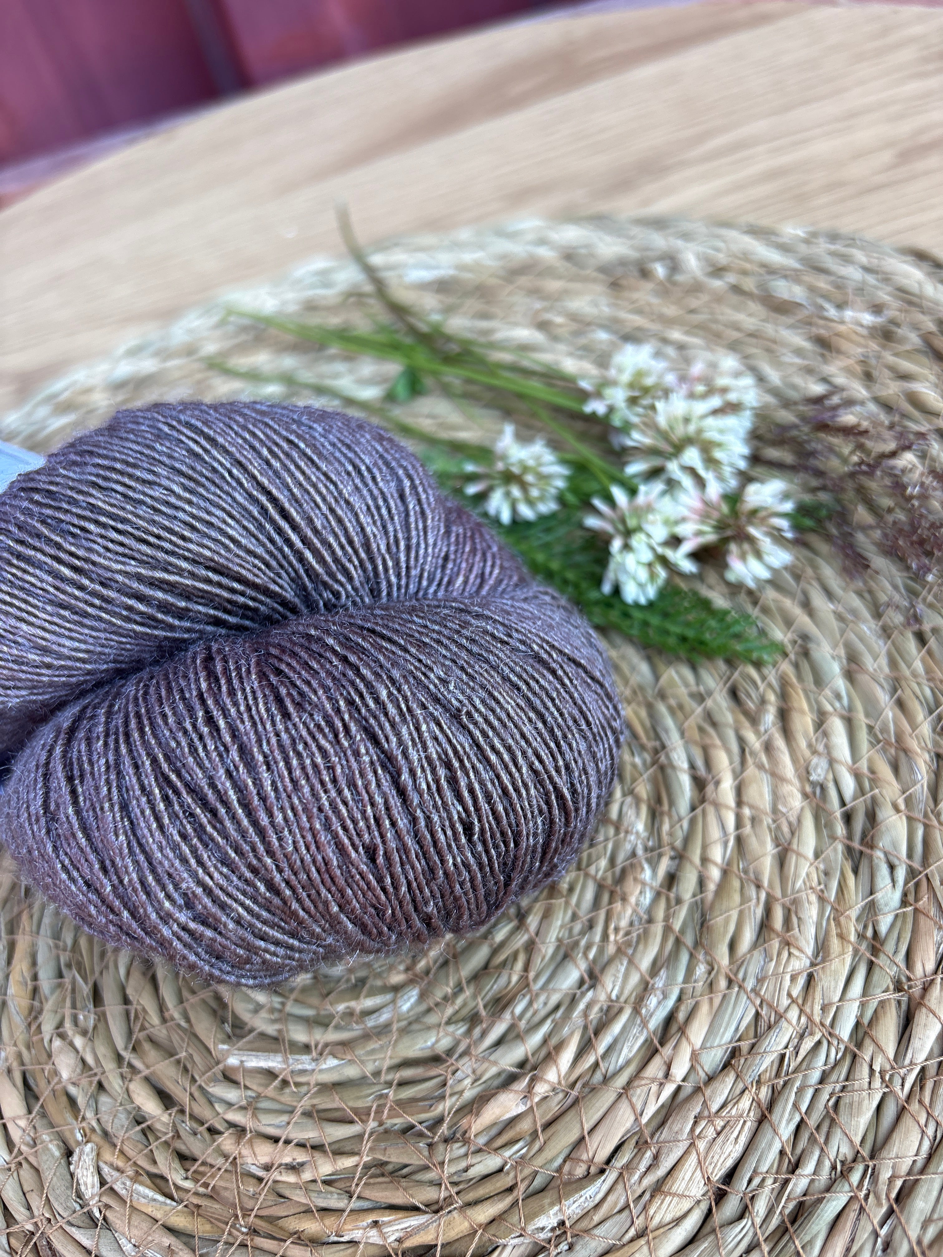 Lumoava merino-silkki lace