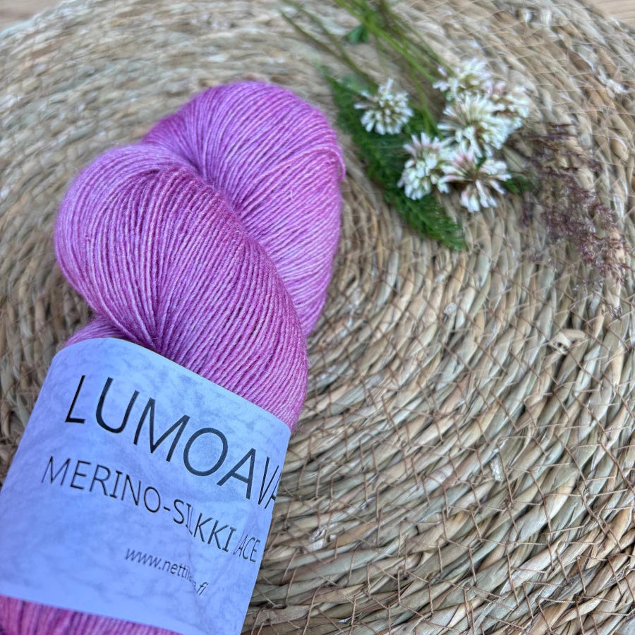 Nettilanka - Lumoava merino-silkki lace - 1. Ametisti