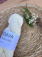 Lumoava merino-silkki lace