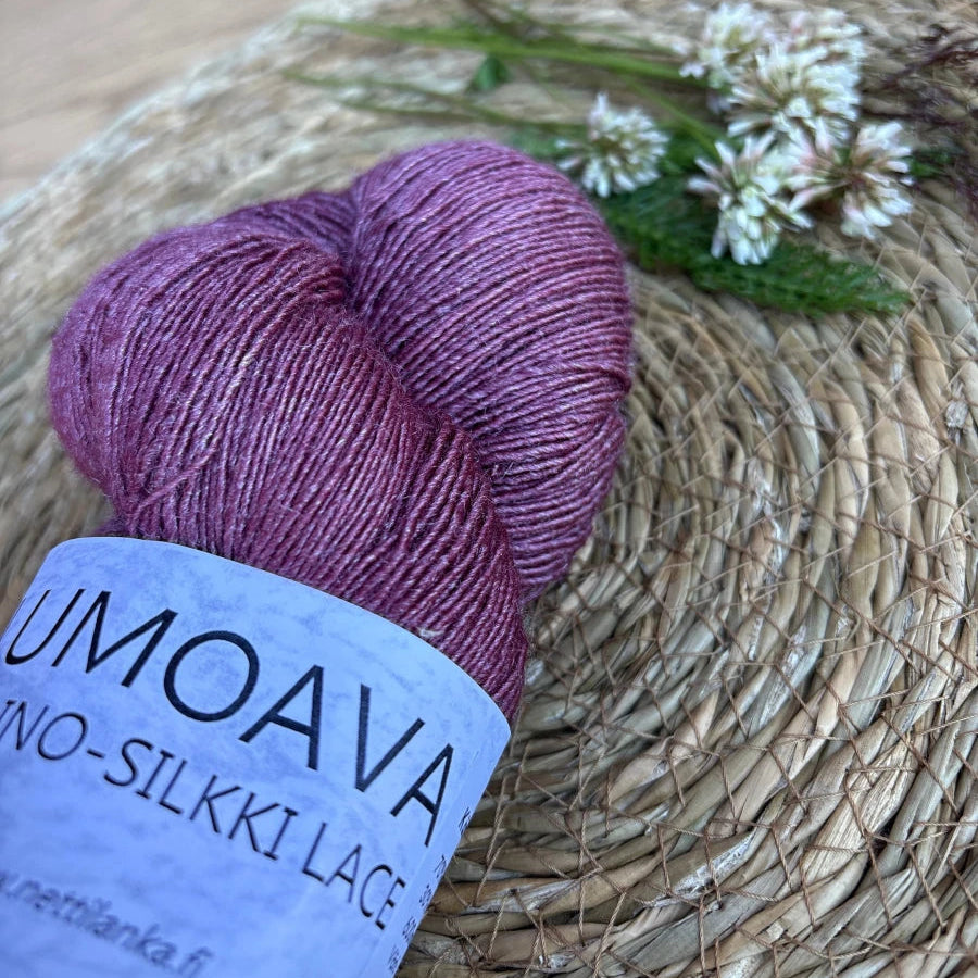 Nettilanka - Lumoava merino-silkki lace - 1. Ametisti