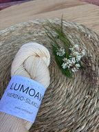 Lumoava merino-silkki lace