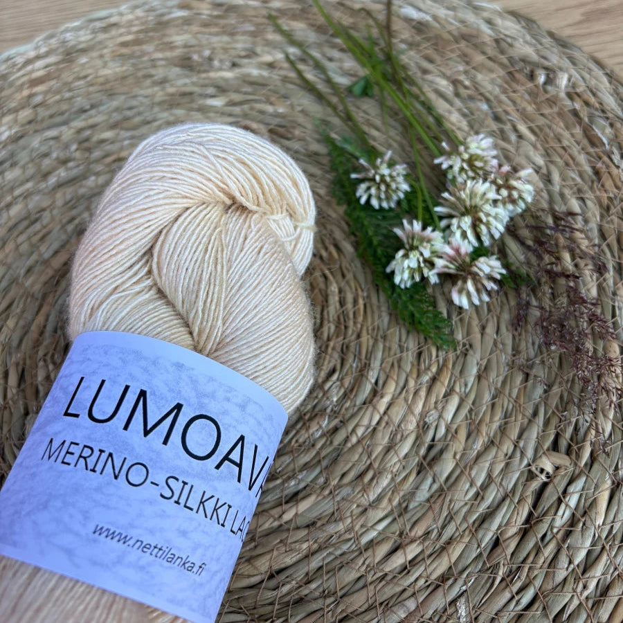 Nettilanka - Lumoava merino-silkki lace - 1. Ametisti