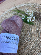 Lumoava merino-silkki lace
