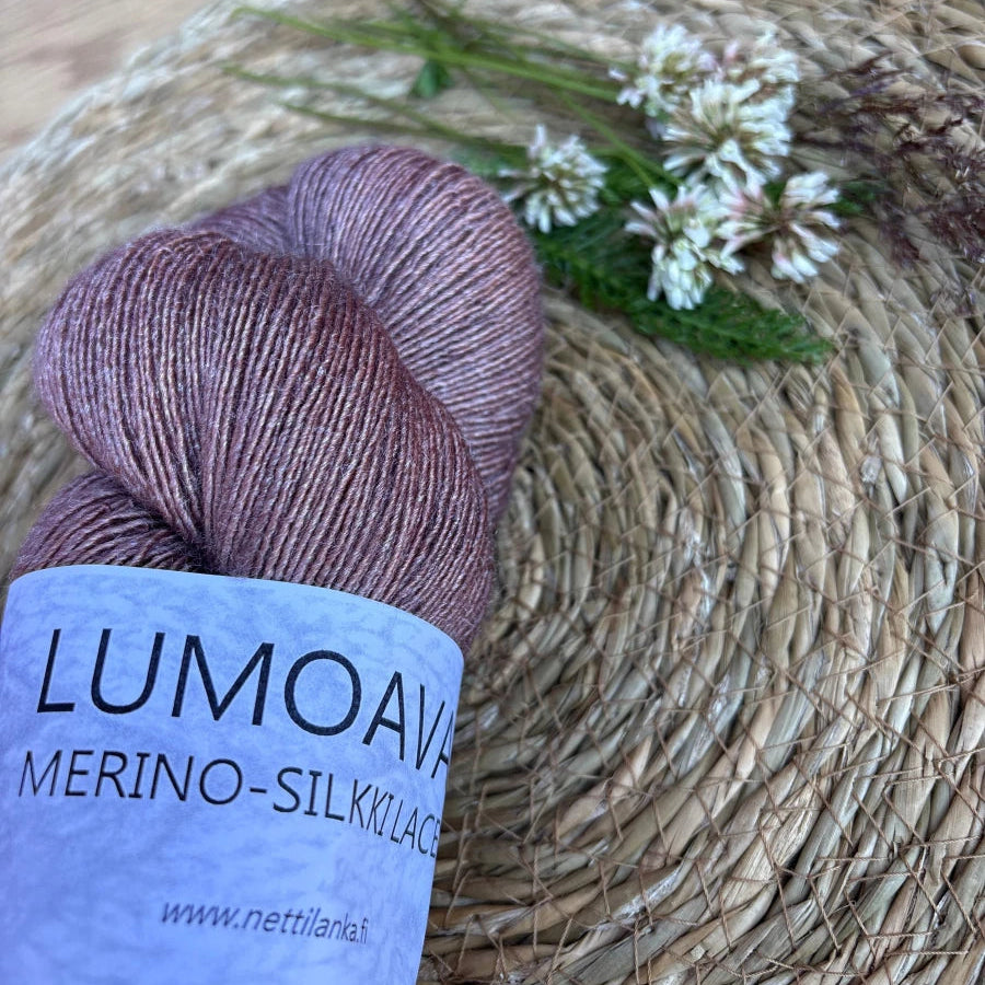 Nettilanka - Lumoava merino-silkki lace - 1. Ametisti